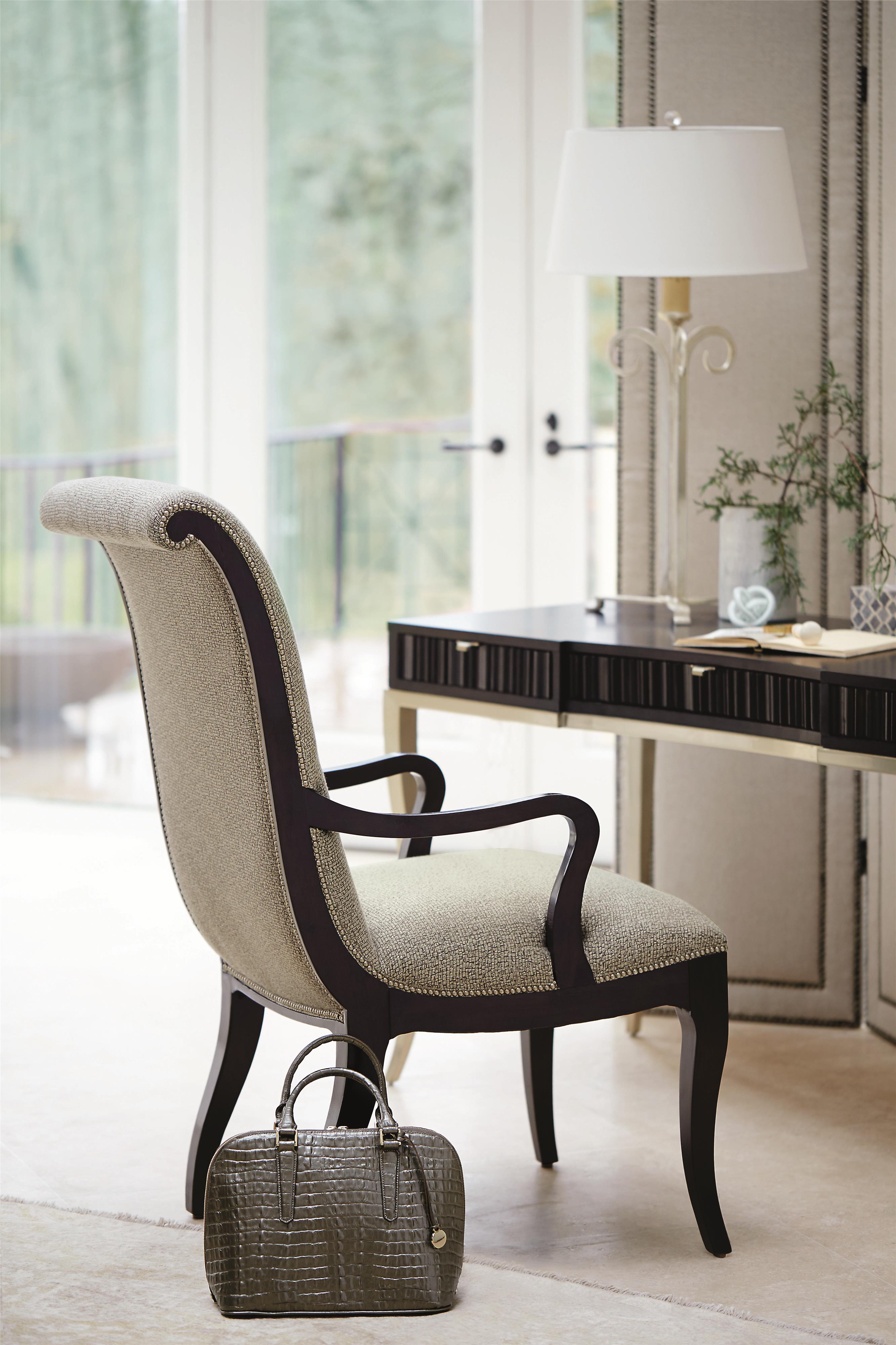 Bernhardt Miramont Desk with 3 Fluted Drawers Darvin Furniture